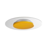 Deko-Light 620037 Deckenaufbauleuchte, Set, Zaniah 290 mm, 12 W, DIM, 3000 K, Cover Gelb, 220-240 
