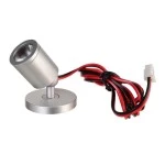 Deko-Light 688028 Vitrinenleuchte, Herculis magnetic, 1 W, 4000 K, Silber, Stromkonstant, 3 V/DC, 