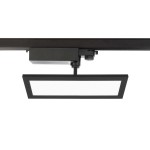 Deko-Light 707135 Schienensystem 3-Phasen 230V Panel Track Light 20W 3000 K Schwarz 