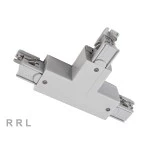 Deko-Light 710031 3-Phasen Schienensystem, D Line T-Verbinder rechts-rechts-links mit Wechselm., F 