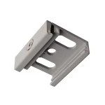 Deko-Light 710064 3-Phasen Schienensystem, D Line Montagehalter Deckenbefestigung Flex, Fenstergra 