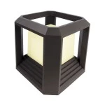 Deko-Light 733027 Pollerleuchte, Bootis I 250x250 mm, 21 W, DIM, 3000 K, Grau, 220-240 V/AC, 50 / 