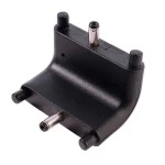 Deko-Light 930209 Elektrisches Systemzubehör, Winkelverbinder Mia vertikal, schwarz, Länge: 22.62 
