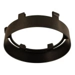 Deko-Light 930316 Mechanisches Systemzubehör, Reflektor Ring Schwarz für Serie Nihal, Höhe: 27 mm, 