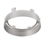 Deko-Light 930365 Mechanisches Systemzubehör, Reflektor Ring Silber für Serie Nihal, Höhe: 27 mm, 