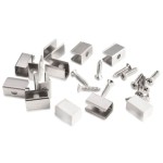 Deko-Light 930530 Mechanisches Systemzubehör, Montageset für D Flex Line 6,5 x 12,0 mm 
