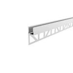 Deko-Light 975394 Profil, Fliesen-Profil Abschluss EA-03-12, 2m, Weiß, Aluminium, Matt, Pulverbesc 