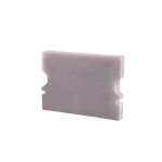 Deko-Light 978071 Profil Endkappe, Endkappe P-AU-02-15 Set 2 Stk, Grau, Kunststoff, Länge: 21 mm, 