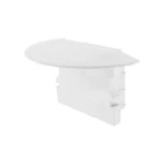 Deko-Light 978140 Profil Endkappe, Endkappe P-ET-02-12 Set 2 Stk, Weiß, Kunststoff, Länge: 27 mm, 