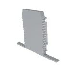 Deko-Light 978261 Profil Endkappe, Endkappe P-ET-03-10 Set 2 Stk, Grau, Kunststoff, Länge: 37.5 mm 