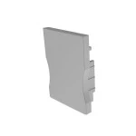 Deko-Light 978291 Profil Endkappe, Endkappe P-AU-03-12 Set 2 Stk, Grau, Kunststoff, Länge: 23.6 mm 