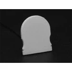 Deko-Light 978361 Profil Endkappe, Endkappe R-AU-02-20 Set 2 Stk, Grau, Kunststoff 