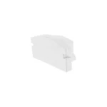 Deko-Light 978510 Profil Endkappe, Endkappe F-AU-01-10 Set 2 Stk, Weiß, Kunststoff, Länge: 16 mm, 