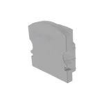 Deko-Light 978561 Profil Endkappe, Endkappe F-AU-02-12 Set 2 Stk, Grau, Kunststoff, Länge: 18 mm, 
