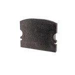 Deko-Light 978572 Profil Endkappe, Endkappe F-AU-02-15 Set 2 Stk, Schwarz, Kunststoff, Länge: 21 m 