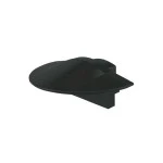 Deko-Light 978582 Profil Endkappe, Endkappe F-ET-01-08 Set 2 Stk, Schwarz, Kunststoff, Länge: 23 m 