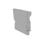 Deko-Light 979031 Profil Endkappe, Endkappe H-AU-02-12 Set 2 Stk, Grau, Kunststoff, Länge: 18 mm, 