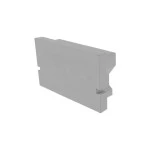 Deko-Light 979091 Profil Endkappe, Endkappe H-AU-01-15 Set 2 Stk, Grau, Kunststoff, Länge: 21 mm, 