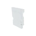 Deko-Light 979100 Profil Endkappe, Endkappe H-AU-02-08 Set 2 Stk, Weiß, Kunststoff, Länge: 14 mm, 