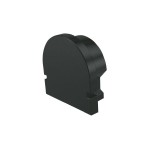 Deko-Light 979502 Profil Endkappe, Endkappe R-AU-01-10 Set 2 Stk, Schwarz, Kunststoff, Länge: 16 m 