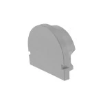 Deko-Light 979511 Profil Endkappe, Endkappe R-AU-01-12 Set 2 Stk, Grau, Kunststoff, Länge: 18 mm, 