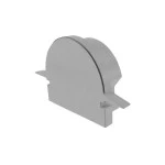 Deko-Light 979551 Profil Endkappe, Endkappe R-ET-01-12 Set 2 Stk, Grau, Kunststoff, Länge: 27 mm, 