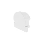 Deko-Light 979580 Profil Endkappe, Endkappe R-AU-01-08 Set 2 Stk, Weiß, Kunststoff, Länge: 14 mm, 