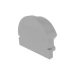 Deko-Light 979591 Profil Endkappe, Endkappe R-AU-01-15 Set 2 Stk, Grau, Kunststoff, Länge: 21 mm, 