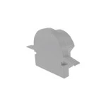 Deko-Light 979621 Profil Endkappe, Endkappe R-ET-01-08 Set 2 Stk, Grau, Kunststoff, Länge: 23 mm, 