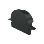 Deko-Light 979632 Profil Endkappe, Endkappe R-ET-01-15 Set 2 Stk, Schwarz, Kunststoff, Länge: 30 m 