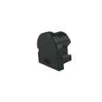 Deko-Light 979662 Profil Endkappe, Endkappe R-AU-01-05 Set 2 Stk, Schwarz, Kunststoff 