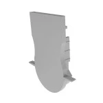 Deko-Light 979731 Profil Endkappe, Endkappe R-ET-04-12 Set 2 Stk, Grau, Kunststoff, Länge: 32.4 mm 