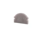 Deko-Light 980001 Profil Endkappe, Endkappe L-AU-01-10 Set 2 Stk, Grau, Kunststoff, Länge: 16 mm, 