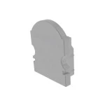 Deko-Light 980011 Profil Endkappe, Endkappe L-AU-02-10 Set 2 Stk, Grau, Kunststoff, Länge: 16 mm, 