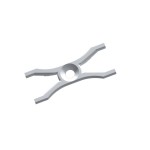 Deko-Light 980023 Profil Zubehör, Montageclip, Set (2 Stk.), Kunststoff, Länge: 32 mm, Breite: 13 