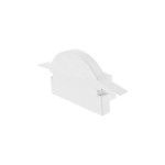 Deko-Light 980040 Profil Endkappe, Endkappe L-ET-01-10 Set 2 Stk, Weiß, Kunststoff, Länge: 25 mm, 