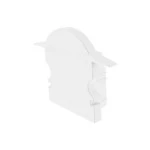 Deko-Light 980060 Profil Endkappe, Endkappe L-ET-02-10 Set 2 Stk, Weiß, Kunststoff, Länge: 25 mm, 