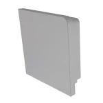 Deko-Light 980541 Profil Endkappe, Endkappe E-AV-03-12 Set 2 Stk, Grau, Kunststoff, Länge: 25 mm, 