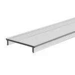 Deko-Light 983040 Profil Abdeckung, Abdeckung P-01-20, 1m, klar, PMMA, Transparent 95% Transmissio 