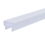 Deko-Light 984004 Profil Abdeckung, Abdeckung H-01-08, 1m, milchig, PMMA, Satiniert 40% Transmissi 