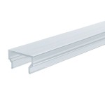 Deko-Light 984010 Profil Abdeckung, Abdeckung H-01-10, 4m, matt, PMMA, Teiltransparent 75% Transmi 