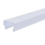 Deko-Light 984014 Profil Abdeckung, Abdeckung H-01-10, 1m, milchig, PMMA, Satiniert 40% Transmissi 
