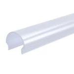 Deko-Light 984511 Profil Abdeckung, Abdeckung R-01-10, 4m, milchig, PMMA, Satiniert 40% Transmissi 