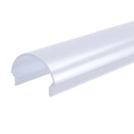 Deko-Light 984534 Profil Abdeckung, Abdeckung R-01-15, 1m, milchig, PMMA, Satiniert 40% Transmissi 