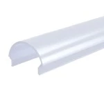 Deko-Light 984535 Profil Abdeckung, Abdeckung R-01-15, 2m, milchig, PMMA, Satiniert 40% Transmissi 