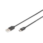 Digitus AK-300136-018-S USB Type-C Anschlusskabel Type-C A 1,8 Meter 