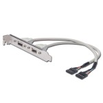 Digitus AK-300301-002-E USB-Slotblechkabel 0,25 Meter 
