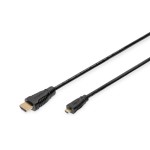 Digitus AK-330115-010-S HDMI High Speed mit Ethernet Anschlusskabel 1 Meter 