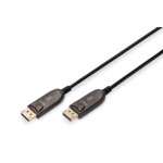 Digitus AK-340107-150-S DisplayPort AOC Hybrid Glasfaserkabel, UHD 8K, 15 m 
