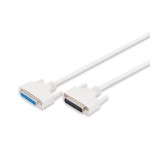 Digitus AK-610201-020-E Datentransfer Verlängerungskabel, D-Sub25/St - D-Sub25/Bu 